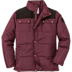 Kurtka zimowa ocieplana bonprix czerwony klonowy. Czerwone kurtki męskie bonprix, na zimę, m, bez wzorów, bez kaptura. Za 239.99 zł.