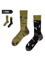 TODO SOCKS Skarpety (2 pary) w kolorze zielonym rozmiar: 47-50. Zielone skarpetki męskie TODO SOCKS, bez wzorów, prążkowane. Za 48.28 zł.