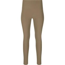 Damskie legginsy Athlecia Thrine. Brązowe legginsy sportowe damskie Athlecia, bez wzorów, z materiału, do biegania. Za 177.50 zł.