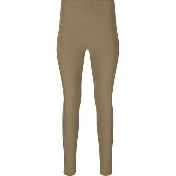 Damskie legginsy Athlecia Thrine. Brązowe legginsy damskie Athlecia, bez wzorów, z materiału. Za 177.50 zł.