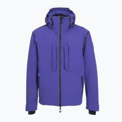 Kurtka narciarska męska EA7 Emporio Armani Ski Cortina Fashion Toray. Niebieskie kurtki męskie EA7 Emporio Armani, na zimę, l, bez wzorów, z syntetyku, sportowe, bez kaptura. Za 2,249.00 zł.