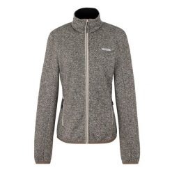 Kurtka polarowa z pełnym zamkiem damska Regatta Newhill. Szare kurtki damskie Regatta, bez wzorów, z dzianiny, bez kaptura. Za 263.30 zł.