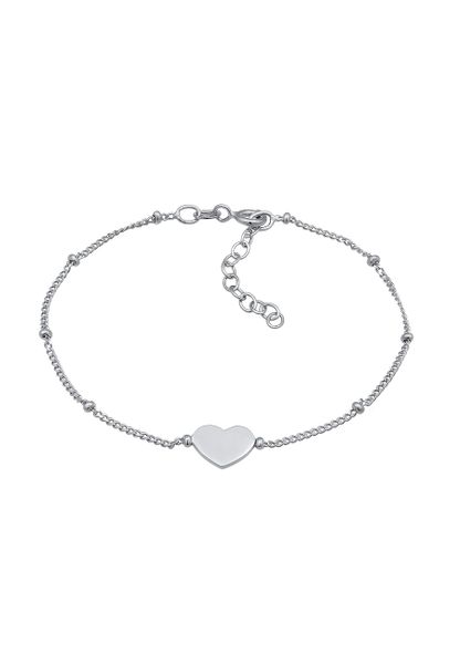 Elli Damska serce symbol miłości kulki w srebrze próby 925 Sterling Silver Bransoletki 1 ct Damski. Szare bransoletki damskie Elli, srebrne. Za 248.99 zł.