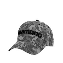 Czapka z daszkiem Shimano. Szare czapki męskie SHIMANO, bez wzorów, z poliesteru. Za 122.50 zł.