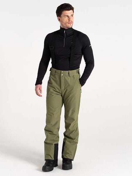 Dare 2b Spodnie narciarskie "Achieve II" w kolorze khaki rozmiar: XXL. Brązowe spodnie materiałowe męskie Dare 2b, bez wzorów. Za 236.61 zł.