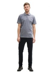 Tom Tailor Koszulka polo w kolorze szarym rozmiar: S. Szare koszulki polo męskie Tom Tailor, s, bez wzorów, z bawełny, bez ramiączek. Za 48.05 zł.