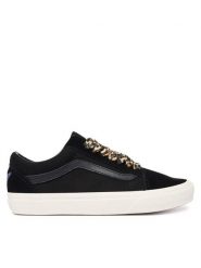 Vans Tenisówki Old Skool VN000DB3EZJ1 Czarny. Czarne trampki i tenisówki damskie Vans, bez wzorów, ze skóry. Za 399.99 zł.