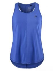 Craft Top sportowy "Core Essence" w kolorze niebieskim rozmiar: XL. Niebieskie topy damskie Craft, xl, bez wzorów, bez kołnierzyka. Za 52.79 zł.