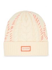 Guess Czapka AW9972 WOL01 Écru. Czapki zimowe damskie Guess, z materiału. Za 169.99 zł.