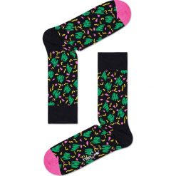 Happy Socks - Skarpety Sketch. Czarne skarpetki damskie Happy Socks, bez wzorów, z bawełny. Za 39.90 zł.
