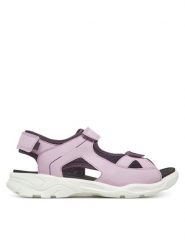 ECCO Sandały Biom Raft 70060361137 Fioletowy. Fioletowe sandały dziewczęce ECCO, ze skóry, bez zapięcia. Za 239.99 zł.