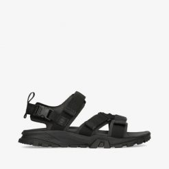 Sandały męskie TIMBERLAND Garrison Trail. Czarne sandały męskie Timberland, z materiału, bez zapięcia. Za 349.99 zł.
