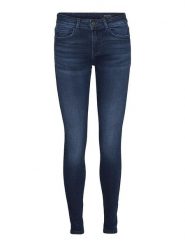 Noisy may Dżinsy "Nmlucy" - Skinny fit - w kolorze granatowym rozmiar: W25/L30. Niebieskie jeansy damskie Noisy may. Za 48.13 zł.