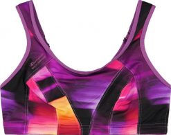 Stanik do biegania Shock Absorber Active Multi. Brązowe biustonosze sportowe damskie Shock Absorber, bez wzorów, z elastanu. Za 129.99 zł.