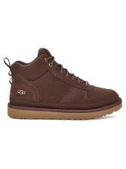 UGG Skórzane botki "Highland" w kolorze brązowym rozmiar: 42. Brązowe buty zimowe męskie Ugg, bez zapięcia. Za 461.21 zł.