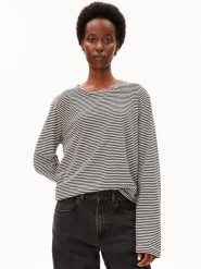 ARMEDANGELS koszulka z długim rękawem Kobiety Bawełna czarny, XL. Czarne t-shirty damskie ARMEDANGELS, xl, bez wzorów, z bawełny, bez kołnierzyka. Za 249.95 zł.