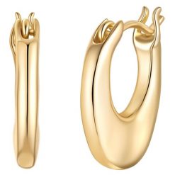 Glanzstücke München Kolczyki kola ze srebra próby 925 w kolorze zlotym 1 ct Damski. Żółte kolczyki damskie Glanzstücke München, pozłacane. Za 289.99 zł.