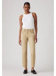 Levi's Dżinsy - Regular fit - w kolorze jasnobrązowym rozmiar: W30/L28. Brązowe jeansy damskie Levi's, z podwyższonym stanem. Za 210.31 zł.
