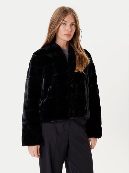 Marella Futro Carpazi 2525456011 Czarny Regular Fit. Czarne futra damskie Marella. Za 599.99 zł.