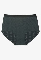 Ciemnozielona Bielizna Modelująca Majtki High Waist Lilialira. Zielona bielizna wyszczuplająca Renee, z jeansu. Za 9.99 zł.
