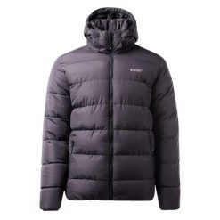 Męska Kurtka Solfin. Czarne kurtki męskie Hi-tec, m, bez wzorów, z materiału, z kapturem. Za 338.99 zł.