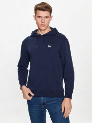 Lee Bluza Plain L80YFW35 112333648 Granatowy Regular Fit. Niebieskie bluzy bez kaptura męskie Lee, l, z bawełny. Za 219.99 zł.