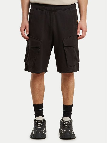 G-Star Raw Szorty sportowe Rovic D24452-D257 Czarny Relaxed Fit. Czarne szorty męskie G-Star Raw, bez wzorów, z bawełny, retro. Za 609.99 zł.