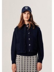 Rodier Kamizelka w kolorze granatowym rozmiar: L. Niebieskie kamizelki damskie Rodier, l, z wełny. Za 195.77 zł.