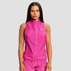 Kamizelka damska bieganie z zamkiem fioletowa Pulse X. Fioletowe kamizelki damskie GYMBEAM, l, z elastanu, długie. Za 148.90 zł.