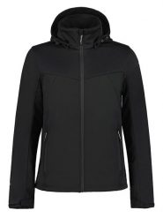 Icepeak Kurtka softshellowa "Biggs" w kolorze czarnym rozmiar: 52. Czarne kurtki outdoor męskie ICEPEAK, bez wzorów, bez kaptura. Za 127.35 zł.