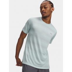 Koszulka do biegania męska Under Armour Velociti. Niebieskie t-shirty sportowe męskie Under Armour, m, bez ramiączek, do biegania. Za 149.99 zł.