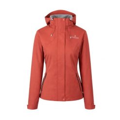 Kurtka Membranowa Damska ESSENCE STX CP. Czerwone kurtki damskie Bergson, l, bez wzorów, z materiału, z kapturem. Za 430.00 zł.