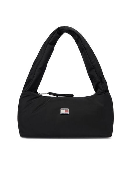 Tommy Jeans Torebka Tjw Urban Nylon Shoulder Bag AW0AW17886 Czarny. Czarne torebki klasyczne damskie Tommy Jeans, bez wzorów, z jeansu, bez dodatków. Za 229.99 zł.