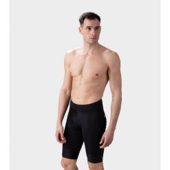 Spodenki rowerowe męskie Alé Cycling R-EV1 Agonista Plus. Czarne szorty męskie ALÉ CYCLING, bez wzorów, sportowe. W wyprzedaży za 595.99 zł.
