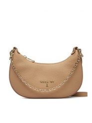 Patrizia Pepe Torebka 8B0309 /001 Beżowy. Brązowe torebki klasyczne damskie Patrizia Pepe, bez wzorów, ze skóry, bez dodatków. Za 869.99 zł.