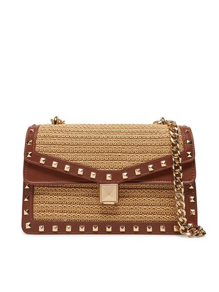 Steve Madden Torebka Bcavet SM13001778 Brązowy. Brązowe torebki klasyczne damskie Steve Madden, bez wzorów, z materiału, wizytowe, bez kołnierzyka, bez ramiączek. Za 309.99 zł.