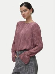 Vero Moda Bluzka Mishi 10335512 Różowy Regular Fit. Czerwone bluzki damskie Vero Moda, l, bez wzorów, z syntetyku, bez ramiączek. Za 169.99 zł.