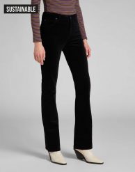 DAMSKIE SPODNIE JEANSOWE BREESE BOOT BLACK L31TMI01 112139879. Czarne spodnie materiałowe damskie Lee, bez wzorów, z jeansu. Za 199.99 zł.