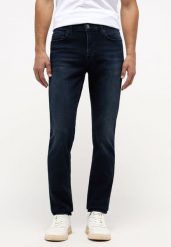 MUSTANG VEGAS MĘSKIE SPODNIE JEANSOWE DENIM BLUE 1008948 5000 883. Niebieskie spodnie materiałowe męskie Mustang, bez wzorów, z denimu. Za 229.99 zł.