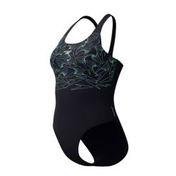 Damski kostium kąpielowy 1-częściowy Speedo Eco+ Hyperboom Placem Muscleb. Zielone stroje jednoczęściowe damskie Speedo, l, bez wzorów, moda ciążowa. Za 159.99 zł.