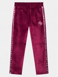 Guess Spodnie dresowe J3BQ12 KBYO0 Bordowy Relaxed Fit. Czerwone spodnie dziewczęce Guess, z dresówki. Za 439.99 zł.