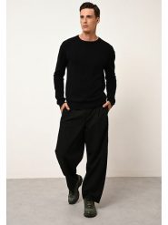 Just Cashmere Kaszmirowy sweter "Noe" w kolorze czarnym rozmiar: L. Czarne swetry męskie Just Cashmere, l, bez wzorów, z kaszmiru, bez kołnierzyka. Za 435.11 zł.