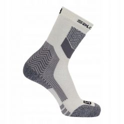 Skarpetki turystyczne Salomon Outpath Wool. Szare skarpetki męskie Salomon, bez wzorów. Za 79.00 zł.