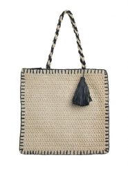 BLE Torebka w kolorze beżowym - 34 x 34 x 16 cm rozmiar: onesize. Brązowe torebki klasyczne damskie BLE, bez wzorów, z materiału, bez dodatków. Za 77.95 zł.