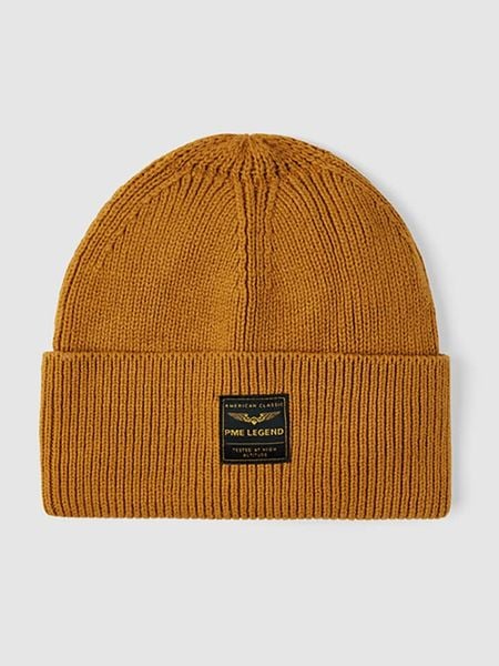 PME Legend Czapka beanie w kolorze musztardowym rozmiar: onesize. Żółte czapki męskie PME Legend, bez wzorów, z materiału, sportowe. Za 60.88 zł.