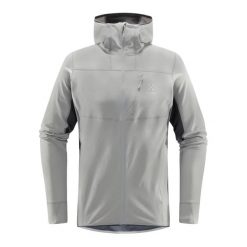 Bluza trekkingowa męska Haglöfs L.I.M Mid Comp Hood. Szare bluzy bez kaptura męskie Haglöfs, l. Za 539.99 zł.