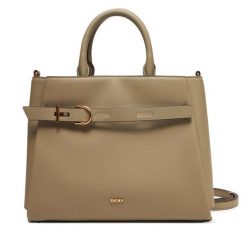 Torebka DKNY. Brązowe torebki klasyczne damskie DKNY, bez wzorów, bez dodatków. Za 619.99 zł.
