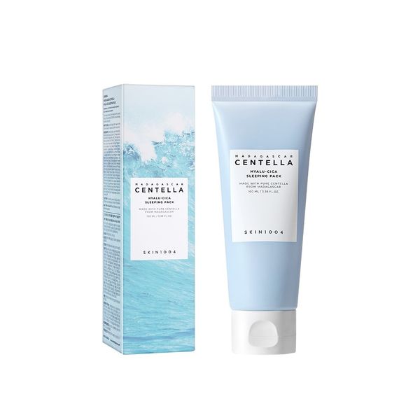 SKIN1004 Nocna maska do twarzy z wąkrotą azjatycką i kwasem hialuronowym Płatki pod oczy 100 ml Damski. Brązowe koszule nocne damskie SKIN1004, bez wzorów, ze skóry. Za 79.20 zł.