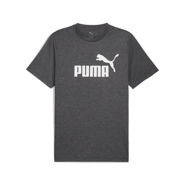 Męska koszulka Essentials z logo No. 1 melanżowa PUMA. Czarne t-shirty sportowe męskie Puma, m, z gumy, bez ramiączek, do biegania. Za 99.00 zł.