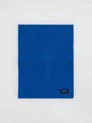 Komin z naszywką - niebieski. Niebieskie szaliki dziecięce Reserved, z bawełny, bez ramiączek. Za 35.99 zł.